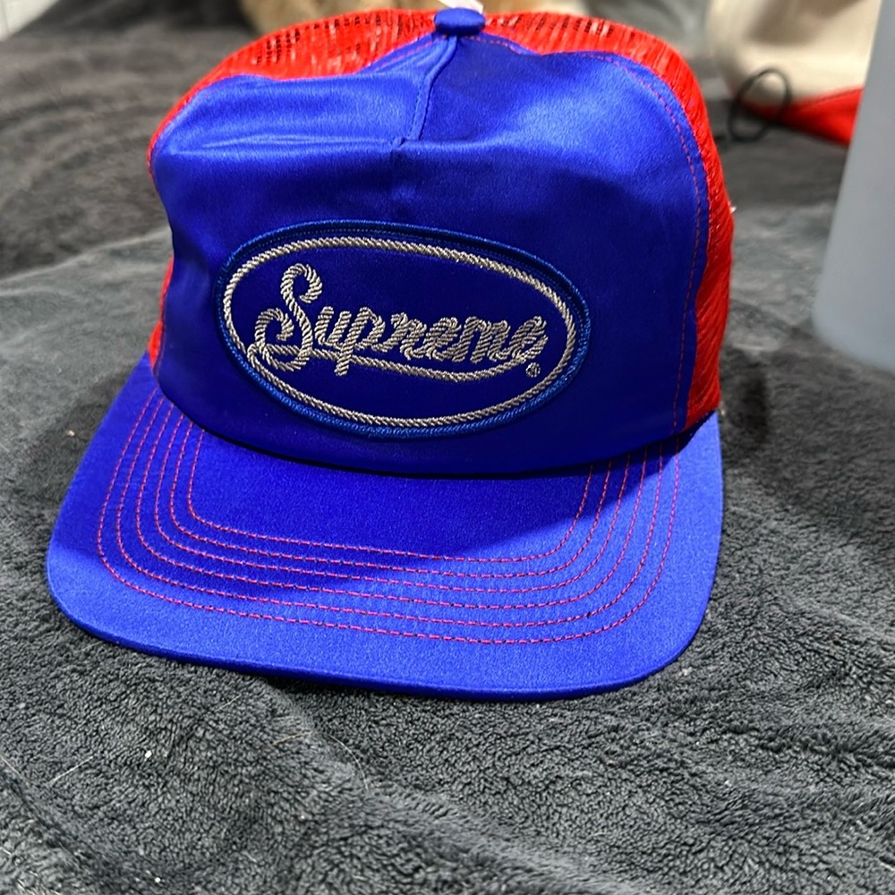 supreme silk trucker